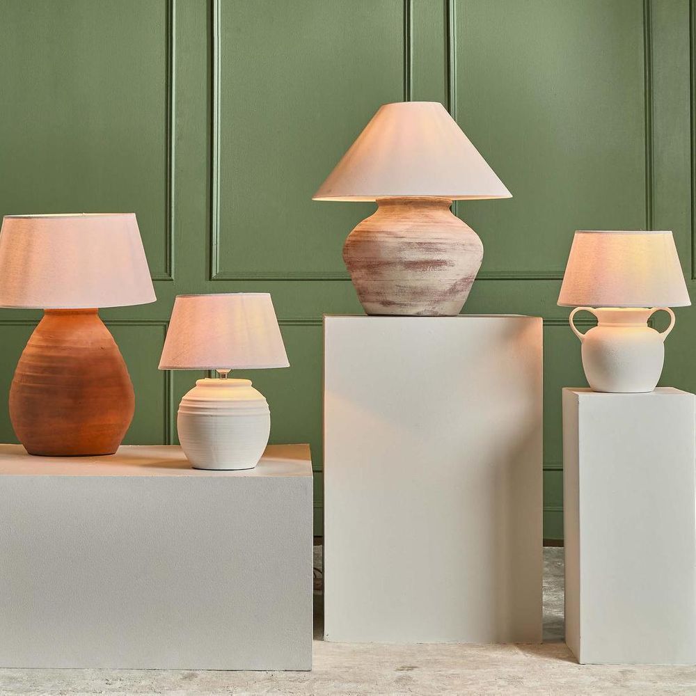 Toulon Table Lamp with Shade White - ELPP2023166-B