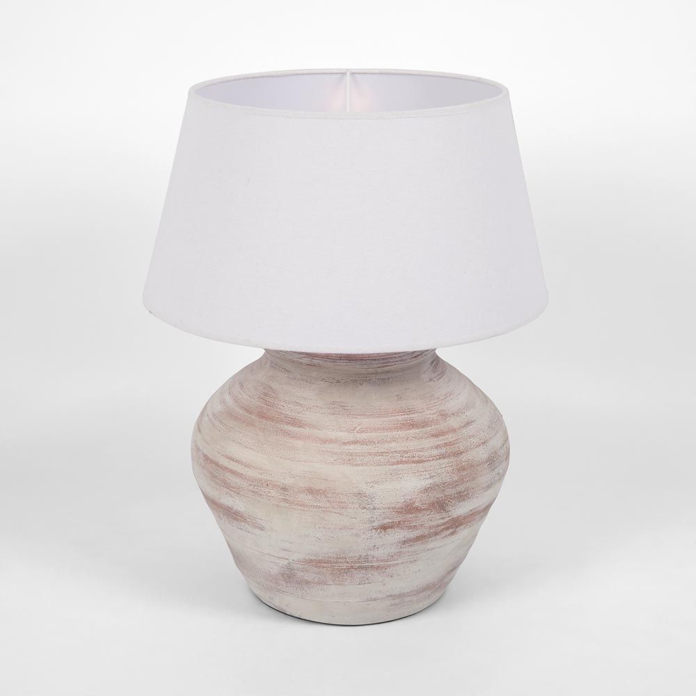 Toulon Table Lamp with Shade White - ELPP2023166-B