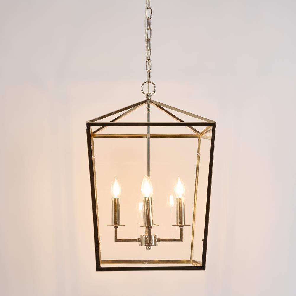 Ralph Large Square Pendant Light Nickel - OWJK0616