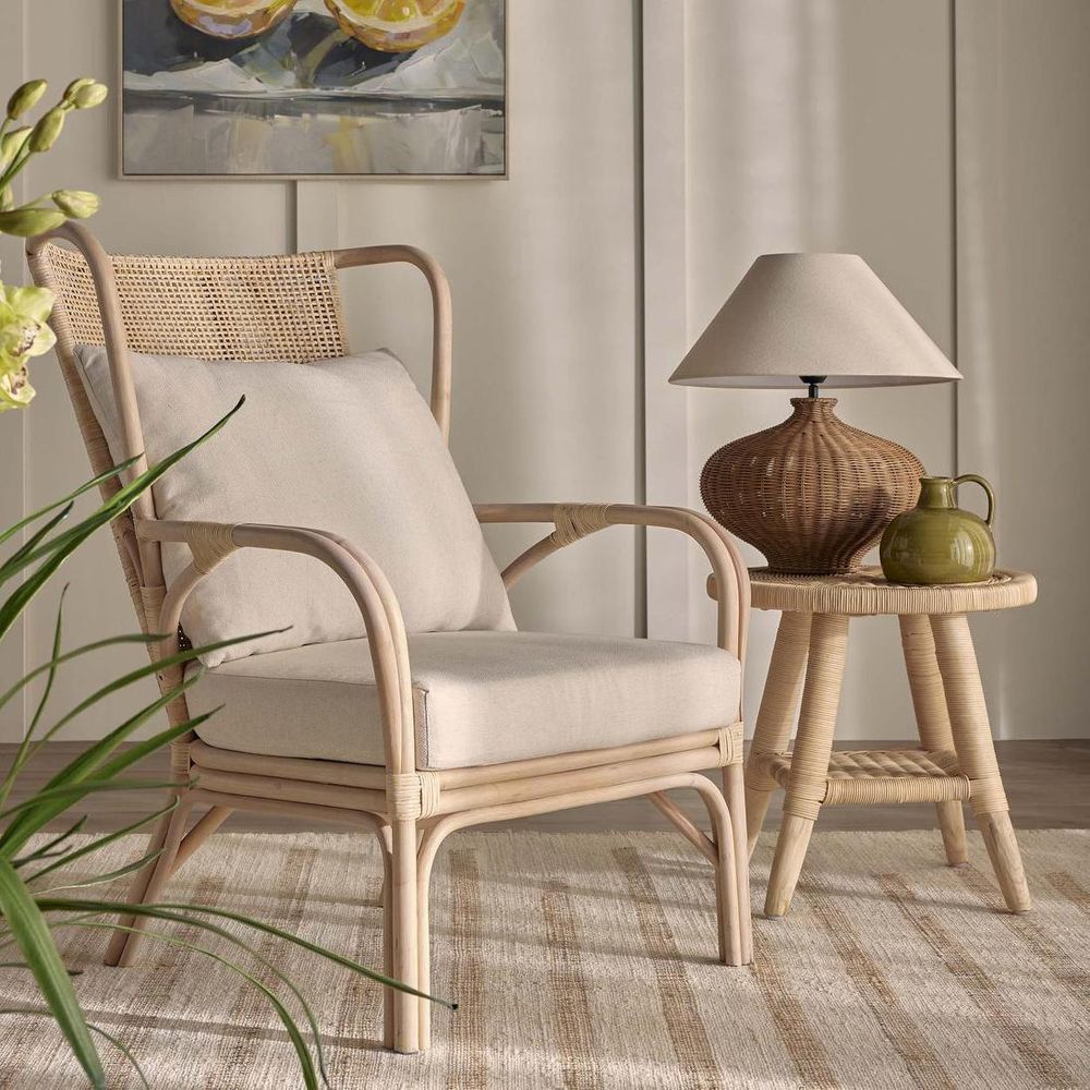 Dallas Table Lamp Brown Base with Linen Shade - OWUH241238