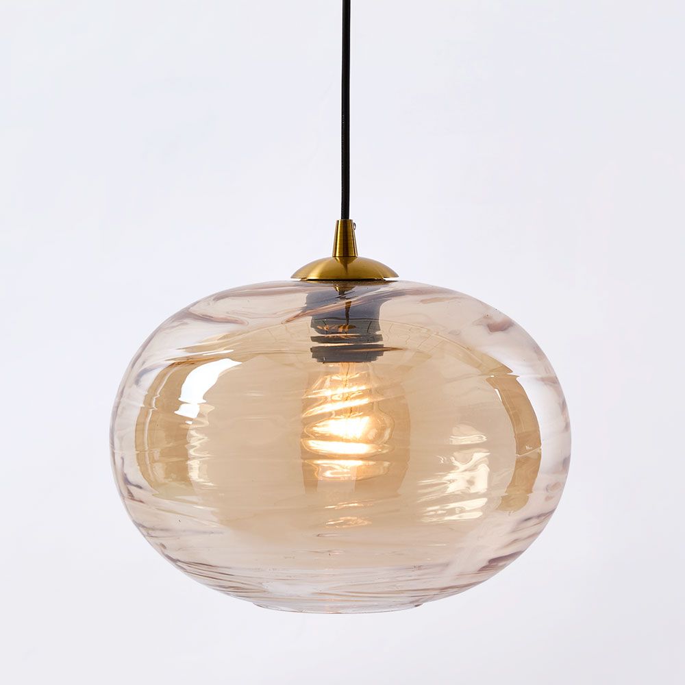 Hinza Pendant Light Amber - ZAFAC92451AAM