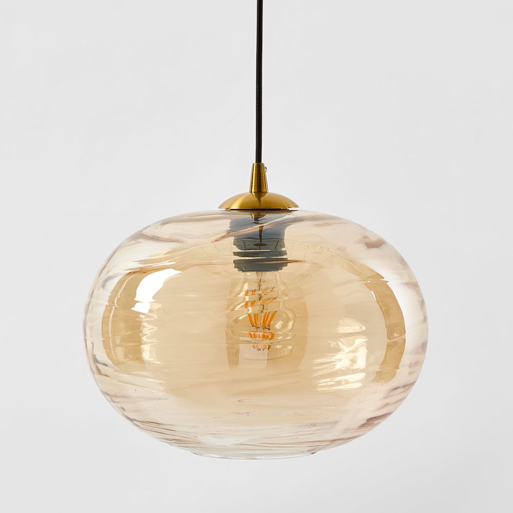 Hinza Pendant Light Amber - ZAFAC92451AAM