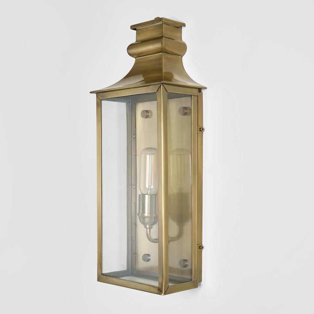 Westpoint Medium Outdoor Wall Light Antique Brass - ELPIM31673MAB