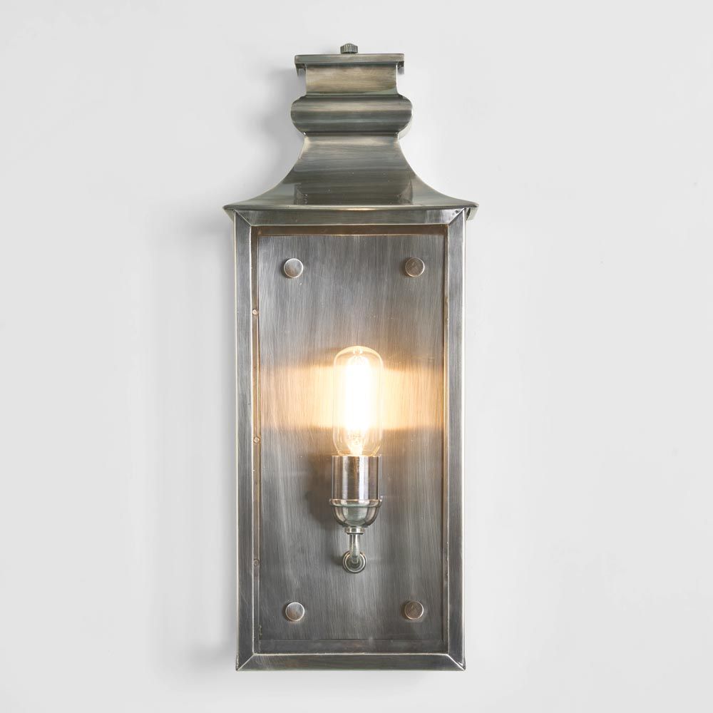 Westpoint Medium Outdoor Wall Light Antique Silver - ELPIM31673MAS
