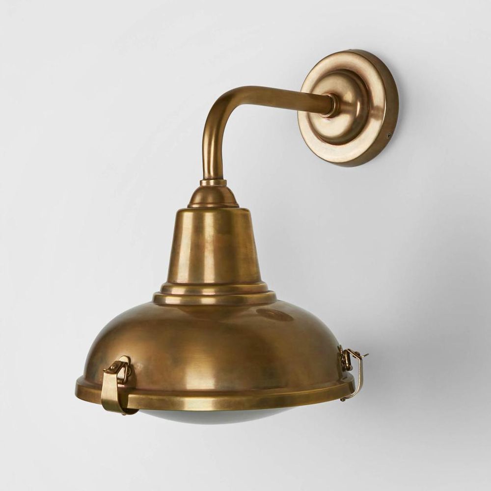 Catalina Exterior Wall Light Antique Brass - ELPIM31328AB