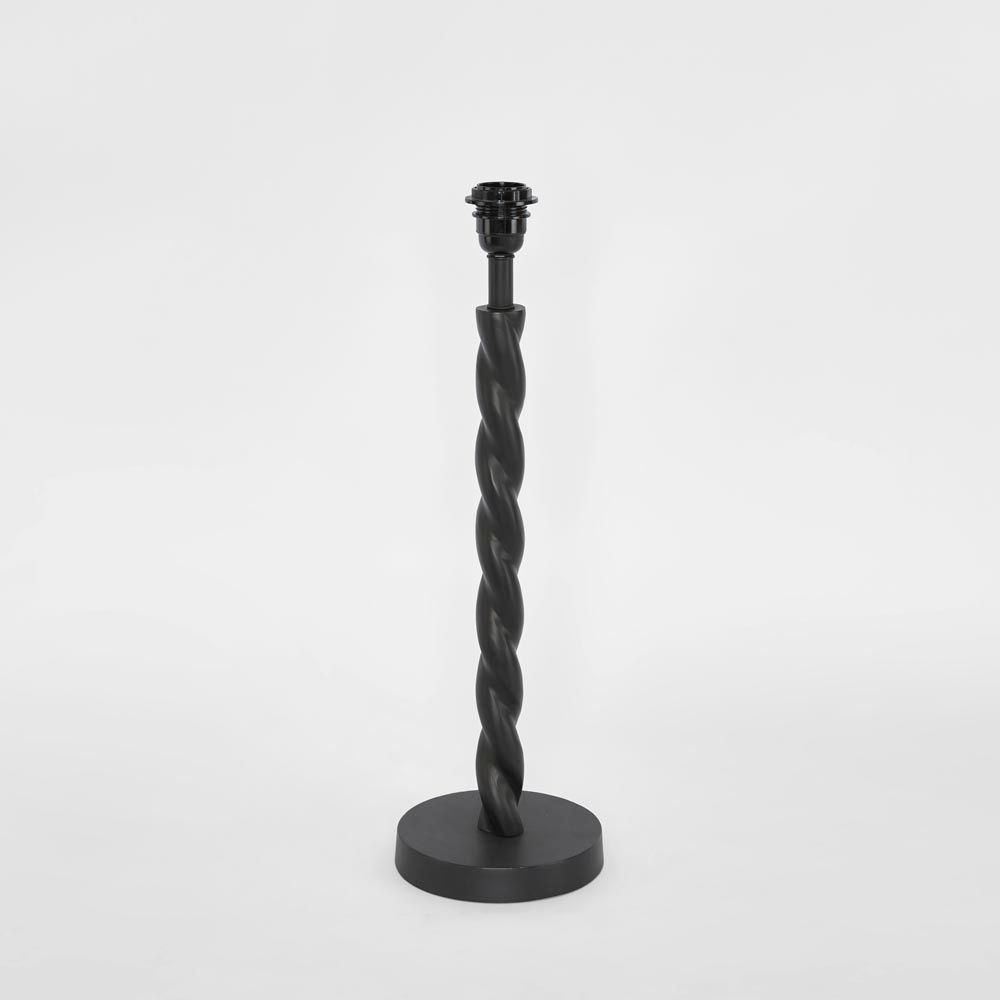 Papillon Table Lamp Base Only Black - ELHK9090BLK