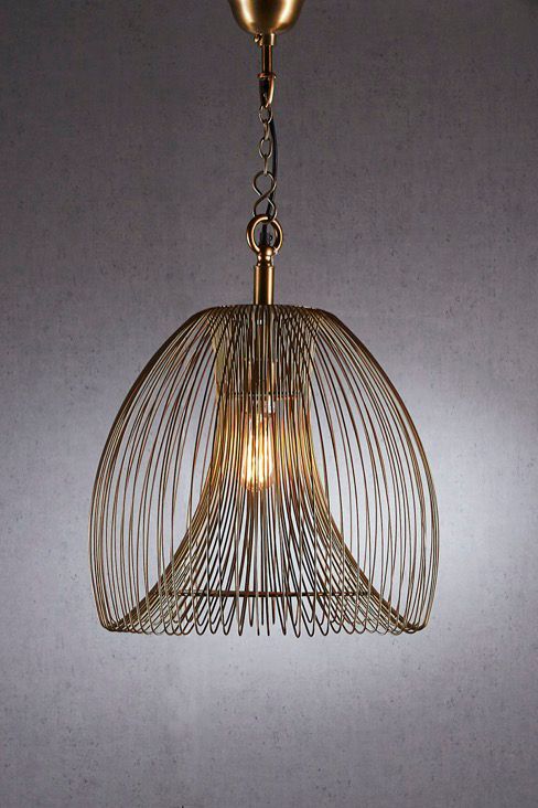 Baker Large 1 Light Pendant Gold - ELCITFR4349LGLD