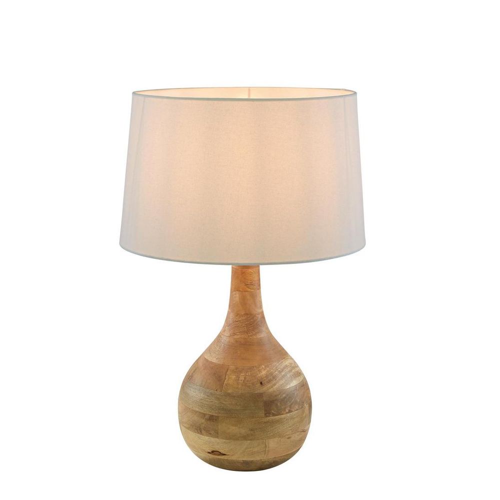 Sarod Small Table Lamp Dark Natural Base Only - ZAF14167A