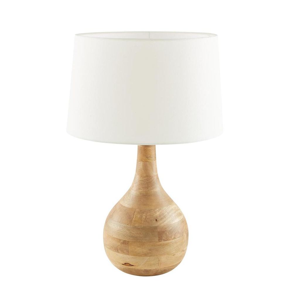 Sarod Small Table Lamp Dark Natural Base Only - ZAF14167A