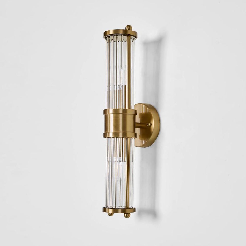 Jenson Up & Down Wall Light Brass - ELYS1113212