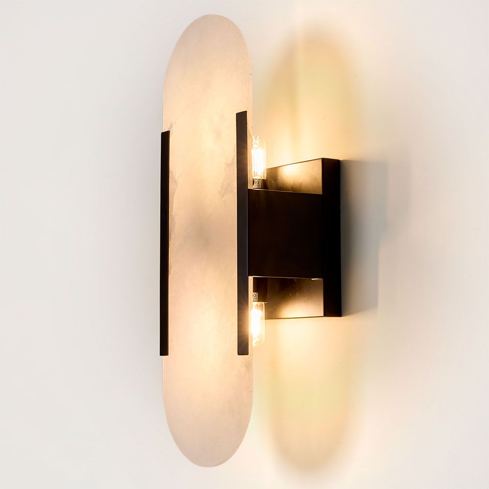 Yves Up & Down Wall Light Black - ELYS11749
