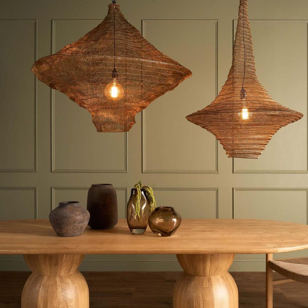 Metropolitan Pendant Light H540mm Brass Aluminium - ELMA230302BR