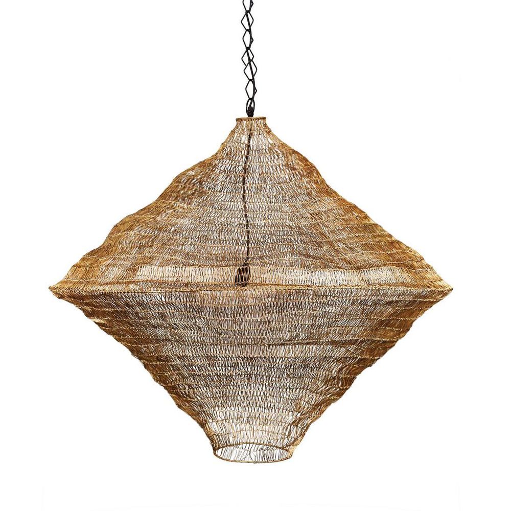Metropolitan Pendant Light H540mm Brass Aluminium - ELMA230302BR
