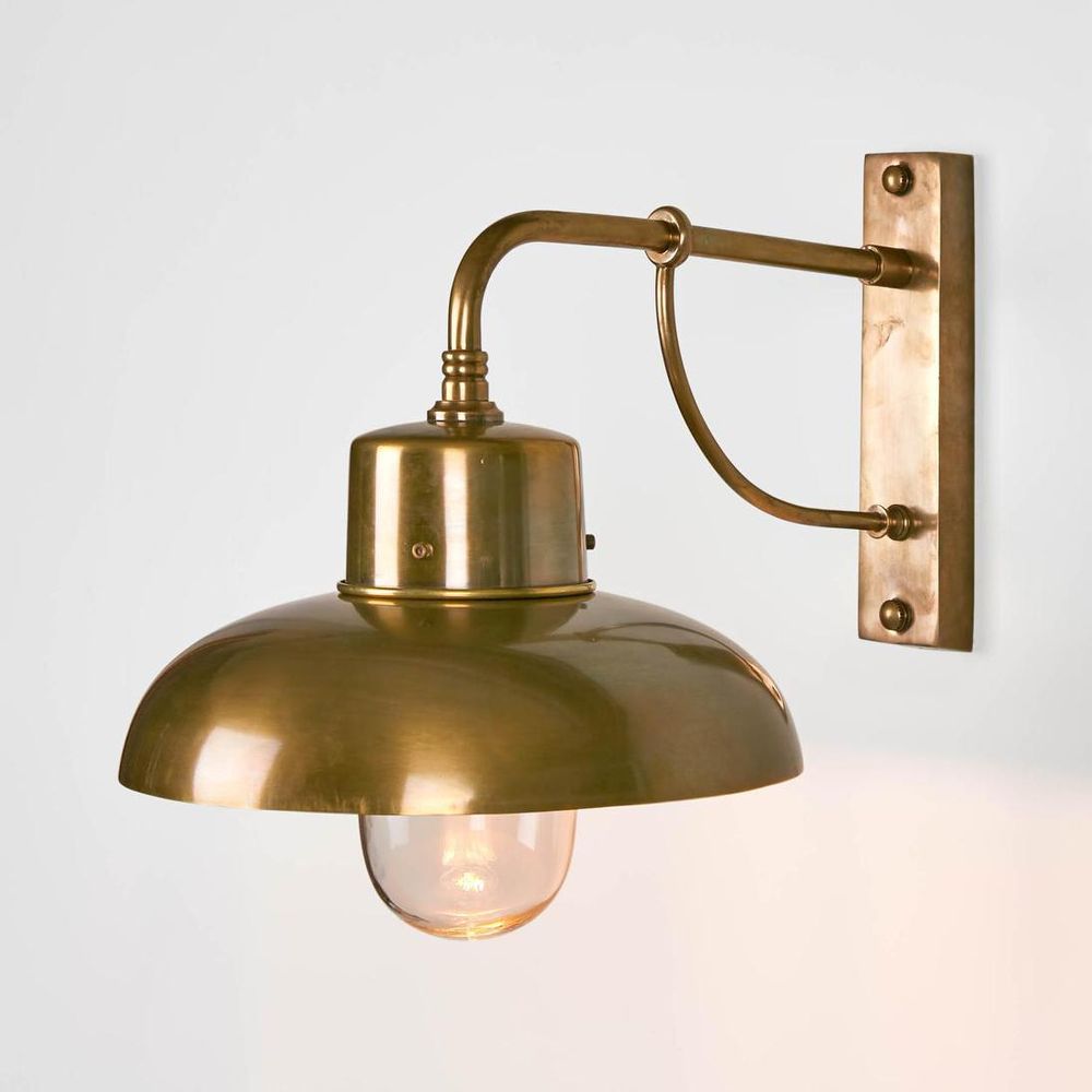 Bridgewater Outdoor Wall Lamp Brass - ELPIM51507AB