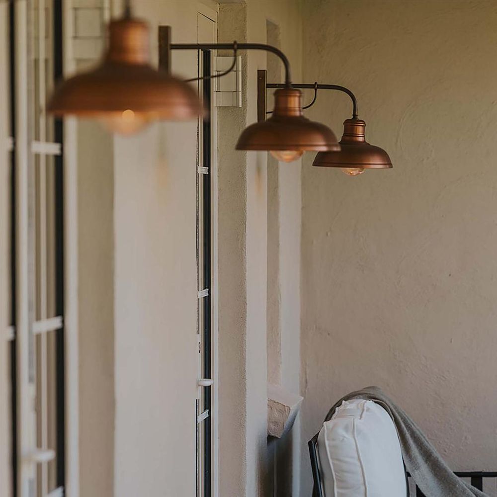 Bridgewater Outdoor Wall Lamp Brass - ELPIM51507AB