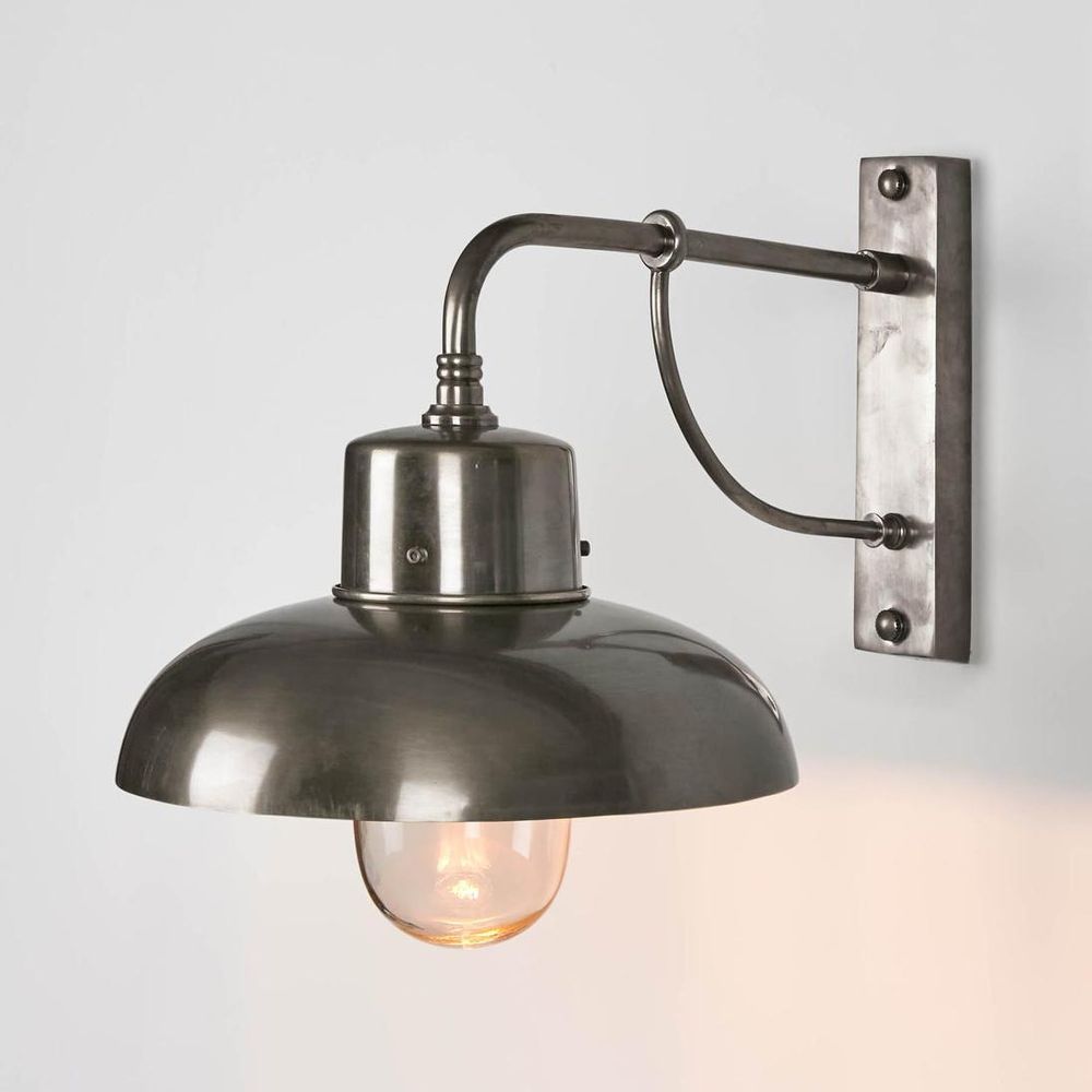 Bridgewater Outdoor Wall Lamp Silver - ELPIM51507AS