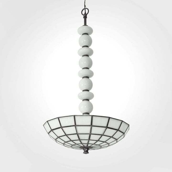 Thatchel Glass Beads Chandelier White - ELJE25465