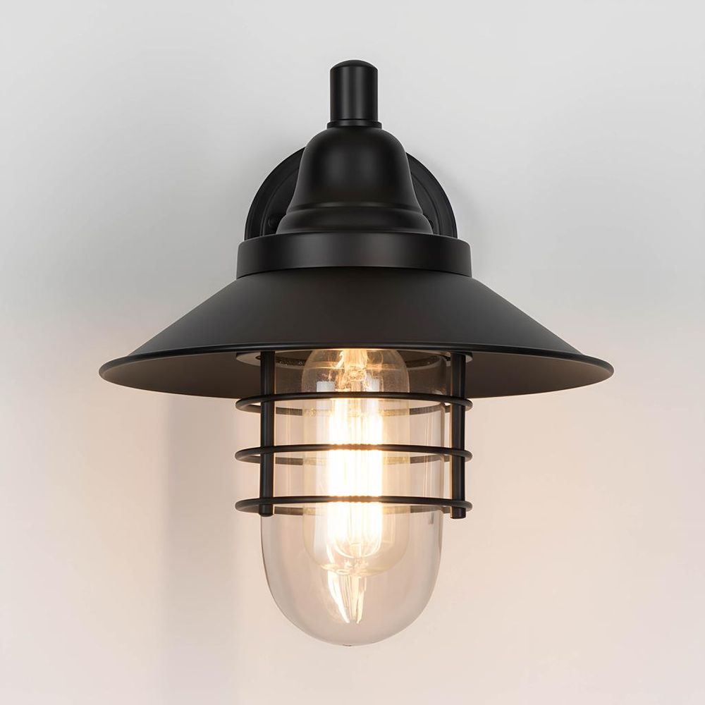 Clark Outdoor Wall Light Black - ELPIM51368BLK