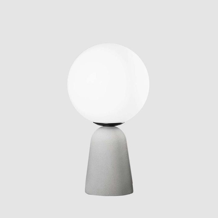 Poppy Table Lamp Chalk White - MRDLMP0064WH