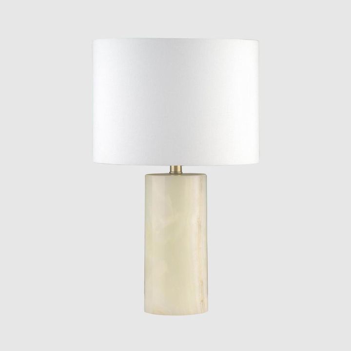 Troye Table Lamp with Shade White - ELUC012