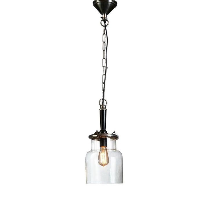 Haiti 1 Light Pendant Silver - ELPIM51295AS