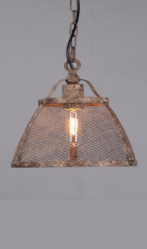 Lorenzo Medium 1 Light Pendant Rustic - ELZR6344S