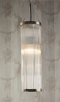 Verre Large Pipe Glass 1 Light Pendant - ELJE13702