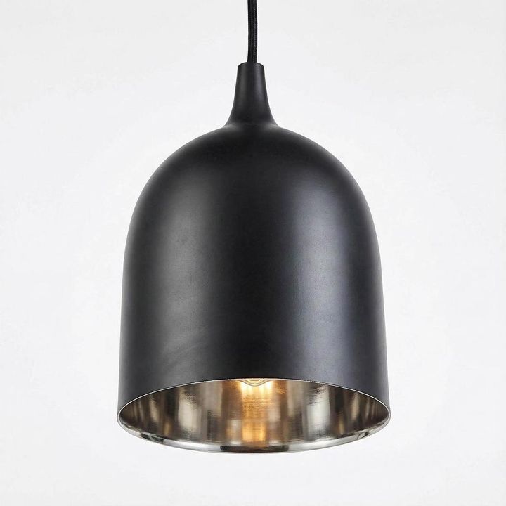 Lumi-R 1 Light Pendant Black Label Silver - ELLUM27BLKSIL