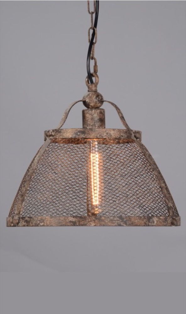 Lorenzo Large 1 Light Pendant Rustic - ELZR6344M
