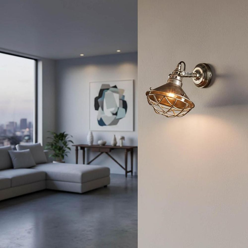 Twain Wall Lamp Silver - ELPIM51751AS