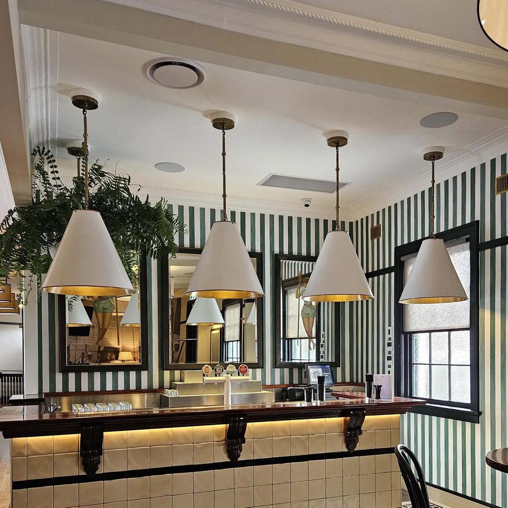 Monte Carlo 1 Light Pendant White, Brass - ELPIM51946AB