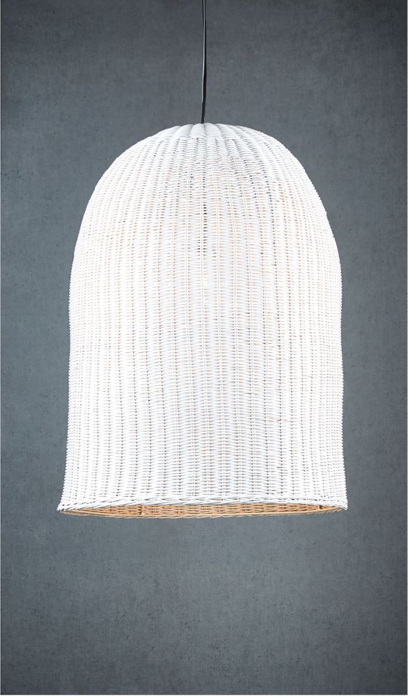 Bowerbird 1 Light Pendant Large White - ELBER719980