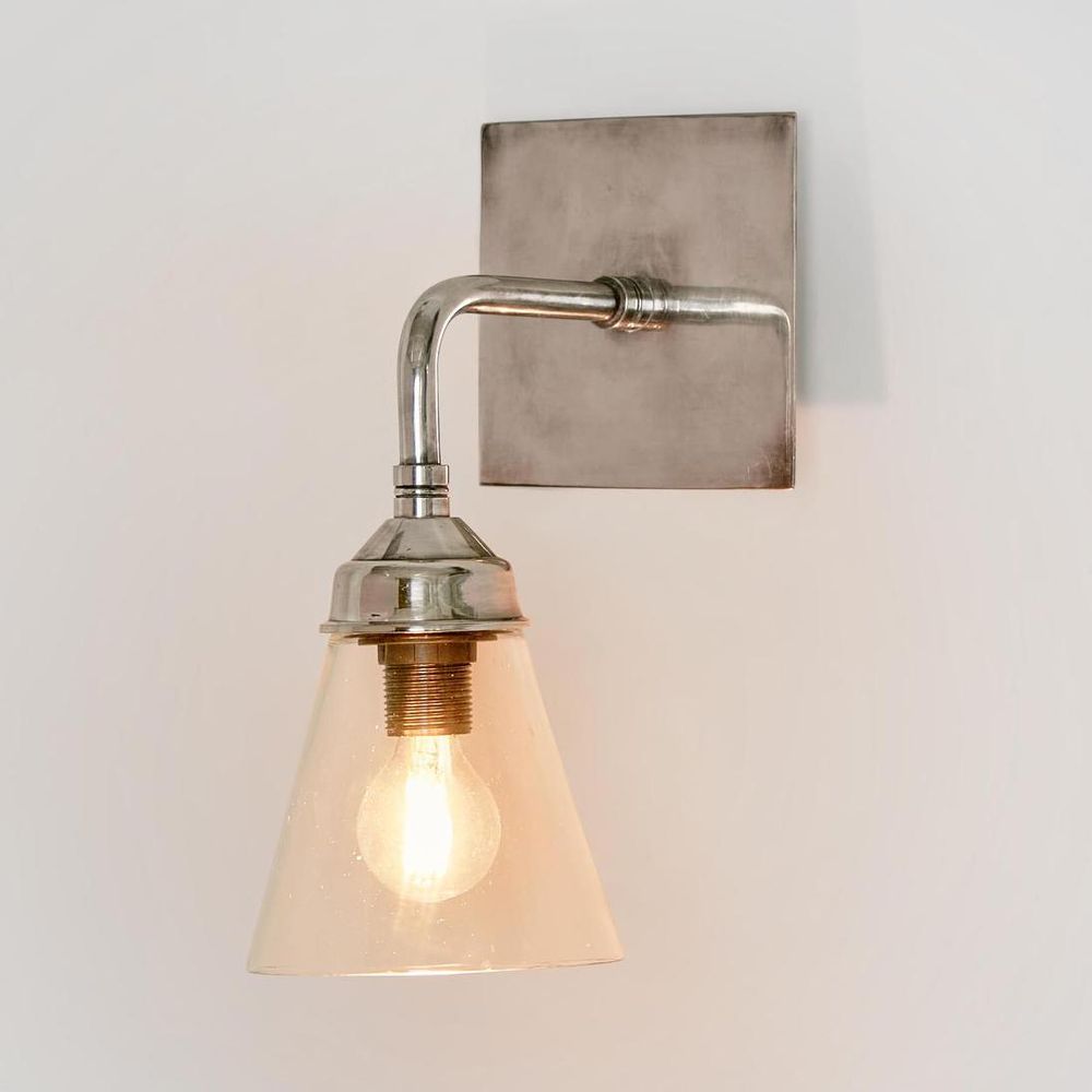 Basel 1 Light Wall Lamp Silver - ELPIM85388AS