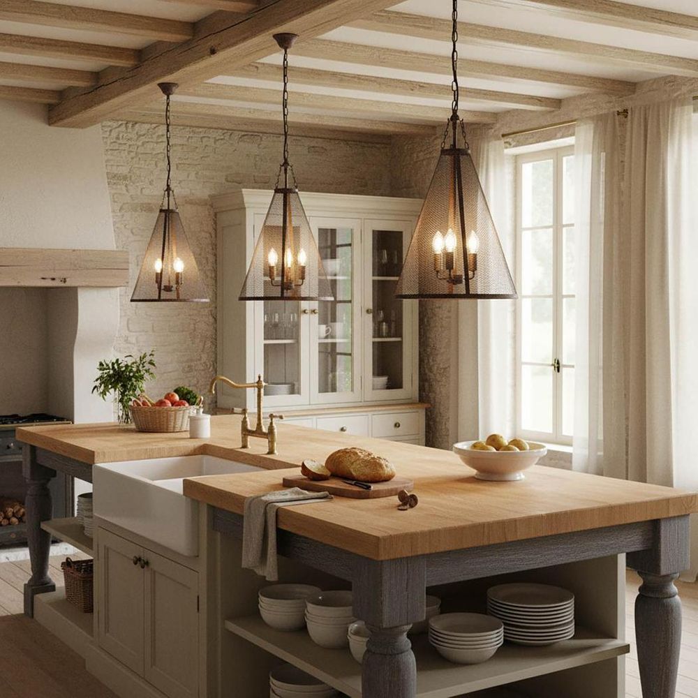 Walker 3 Light Pendant Bronze - ELZRD7238BRZ