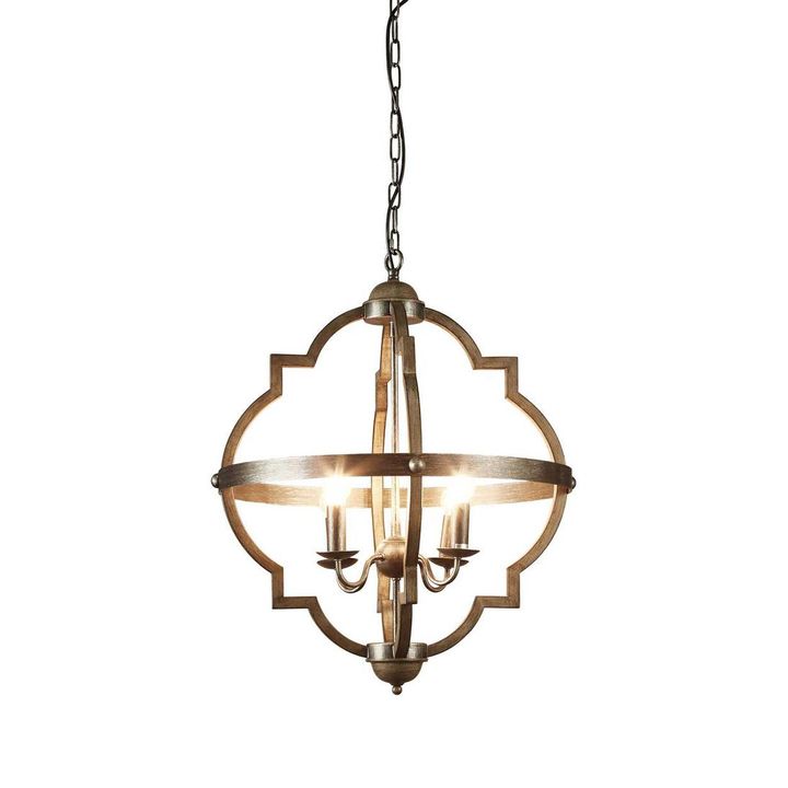 Hyatt Medium Pendant Light Grey Iron - ELZR74304