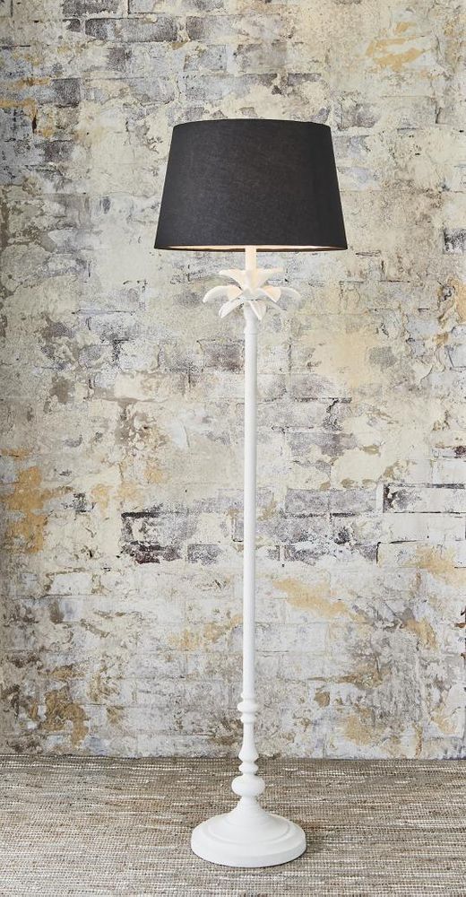 Casablanca 1 Light Floor Lamp Base White - ELANK58785FLWHT