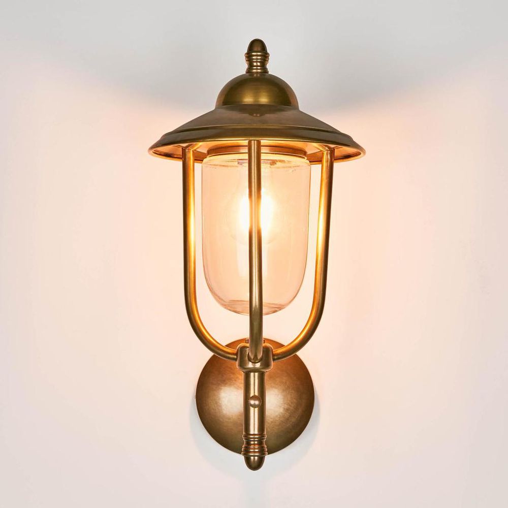 Pier Outdoor Wall Lamp Antique Brass - ELPIM51230AB
