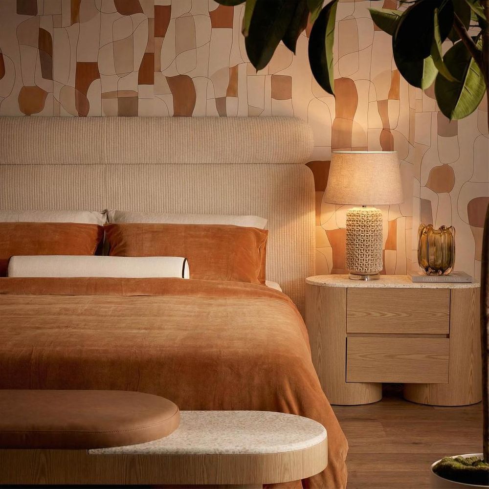 Newland Cylinder Table Lamp with Individual Ceramic Flowers Base Only - Cream Glazed Ceramic and Acrylic - ELJC10150CRM