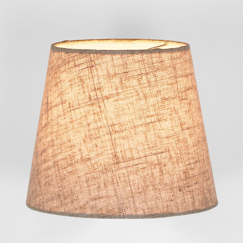 Buy Lamp Shades Australia XXS Taper Lamp Shade (7x5x6 H) - Dark Natural Linen - Linen Lamp Shade - ELSZ756NLEU