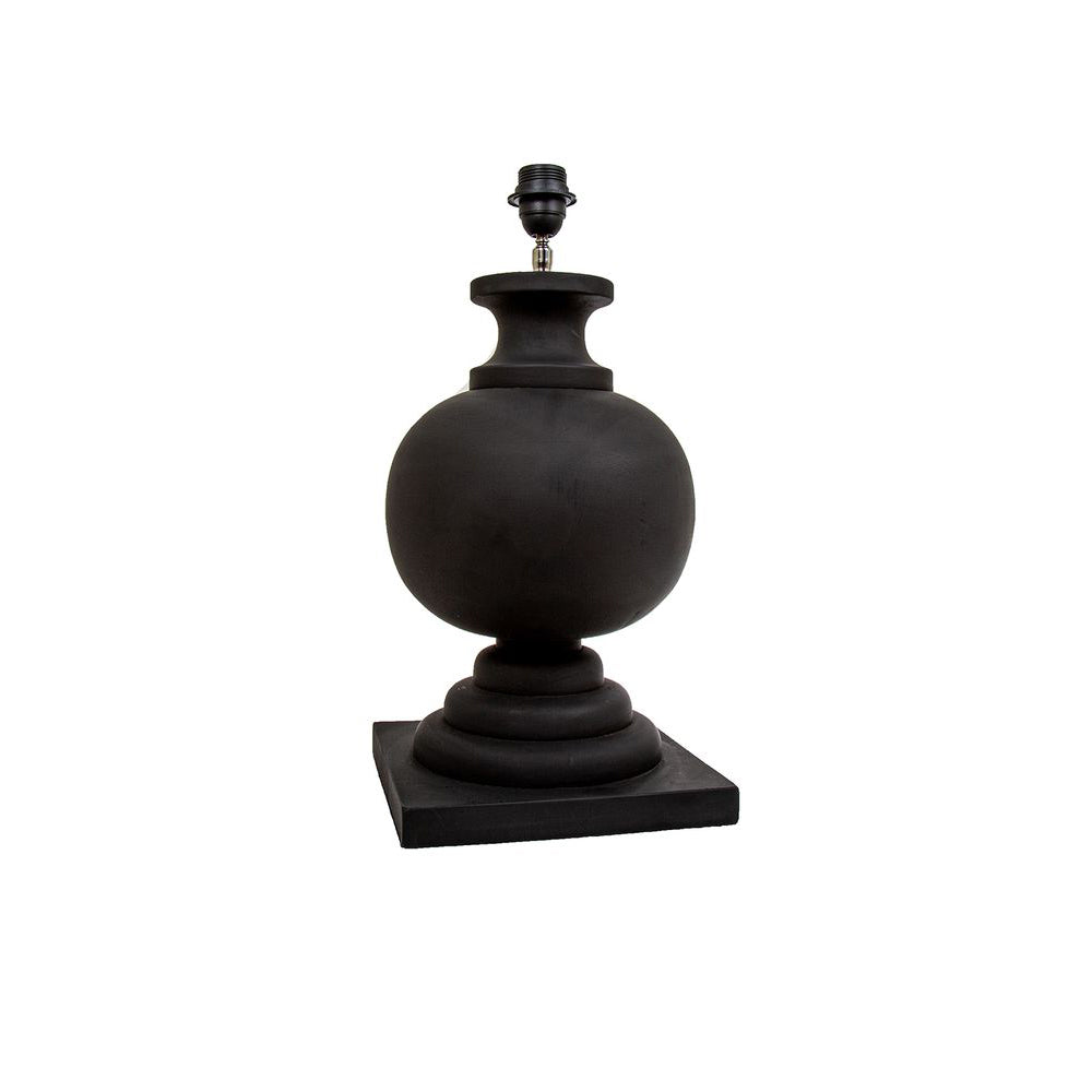 Buy Table Lamps Australia Coach 1 Light Black Table Lamp Base Only - ELDOMR-2356BLK