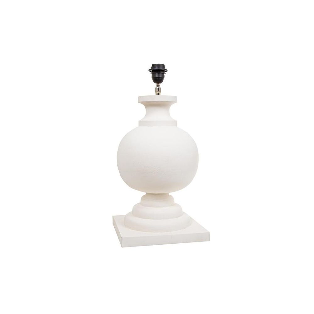Coach 1 Light White Table Lamp Base Only - ELDOMR-2356WH