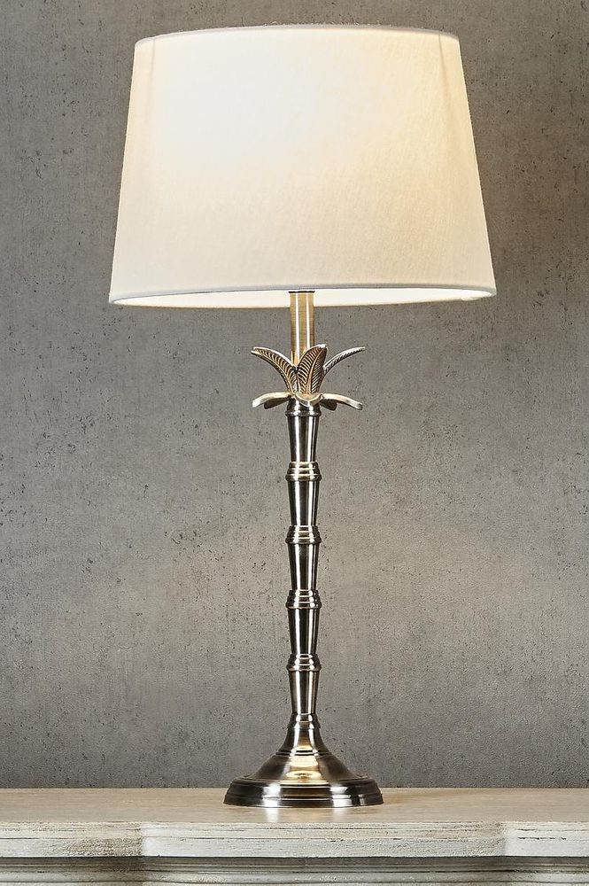 Bahama 1 Light Table Lamp Base Silver - ELANK60416116AS