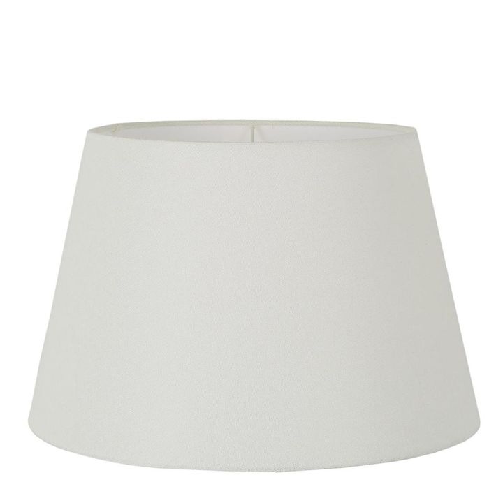 XL Taper Lamp Shade (18x13x10 H) - Textured Ivory - Linen Lamp Shade - ELSZ181310IVEU