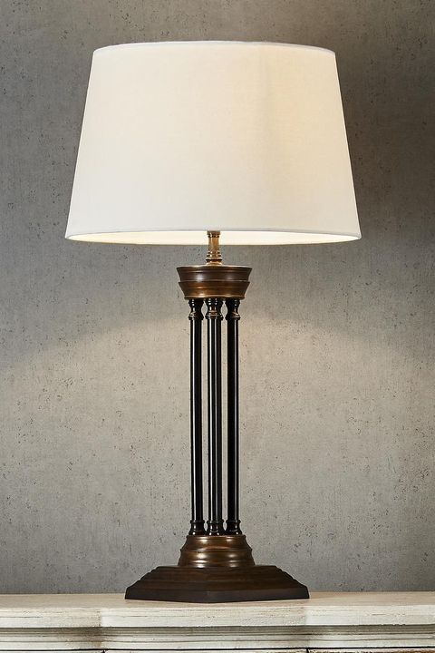 Hudson Table 4 Pillar Table Lamp Base Only Bronze - ELPIM30070ABFL