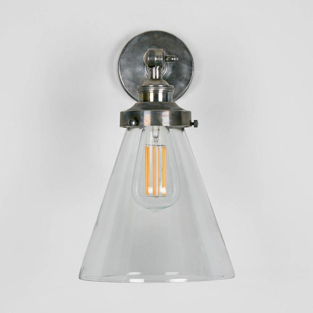 Francis 1 Light Wall Light Antique Silver - ELPIM50167AS