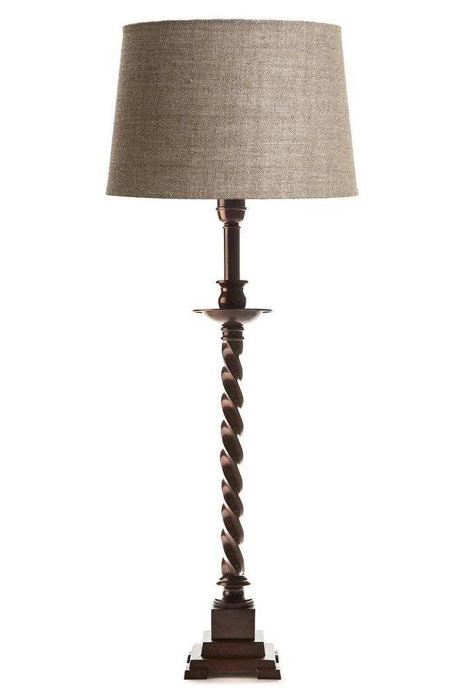 Roxbury Twisted Candlestick Table Lamp Base Only - Bronze, Brass - ELPIM50358ABD