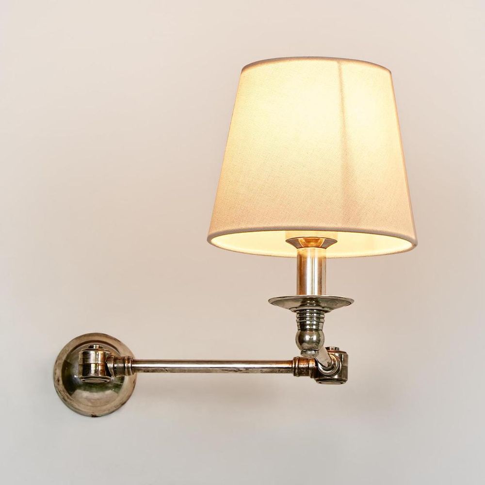 Portland 1 Light Swing Arm Sconce Base Silver - ELPIM50764AS