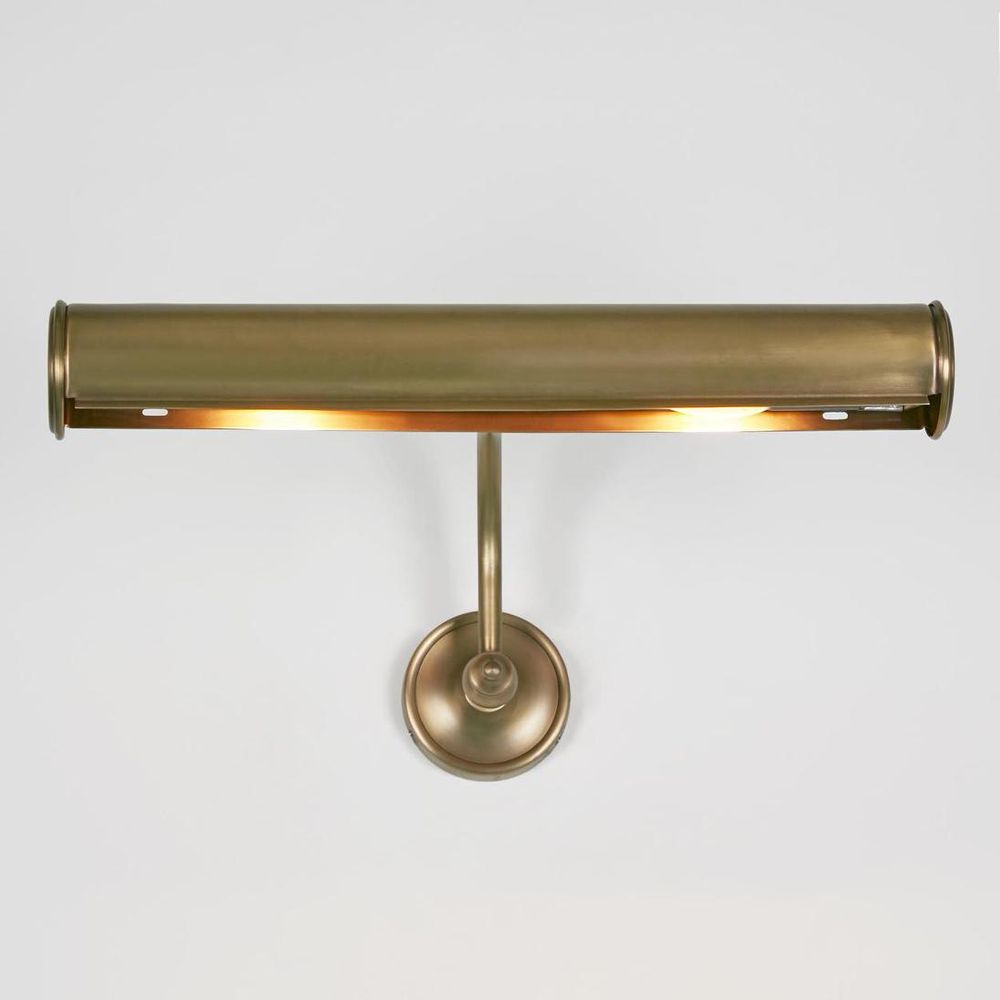 Barclay 2 Light Picture Light Antique Brass - ELPIM50825ALB