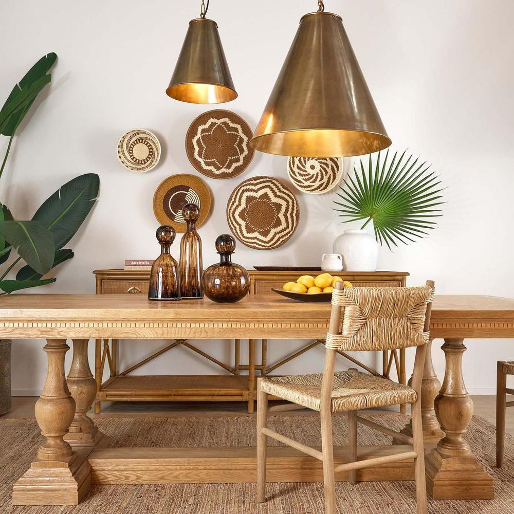 Monte Carlo 1 Light Pendant Brass - ELPIM51946BRA