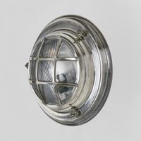 Jervis Outdoor Porthole Wall Light Silver - ELPIM59986AS